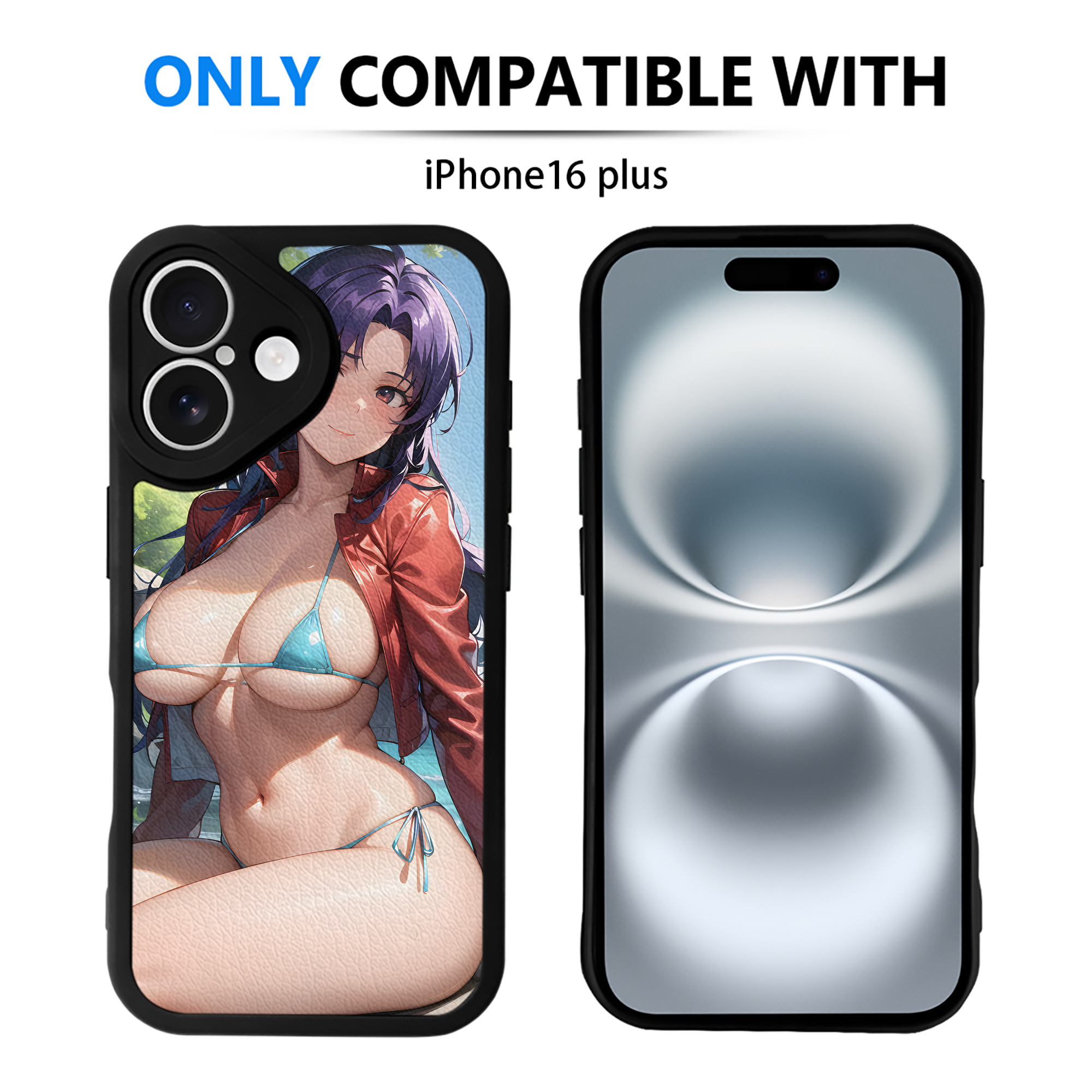 （画像用） EVA 新世紀エヴァンゲリオン 【iPhone 16シリーズ対応】シリコンスマホケース（レザー調） 材質：シリコン